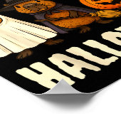 Poster Cappy Halloween Funny Capybara Ghost Witch Pumpkin (Coin)