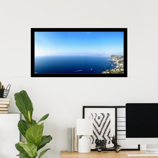 Poster Capri (Bureau à domicile)