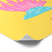 Poster Capri Dolce Vita, Art Voyage, Jaune (Coin)