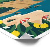 Poster Capri Italie (Coin)