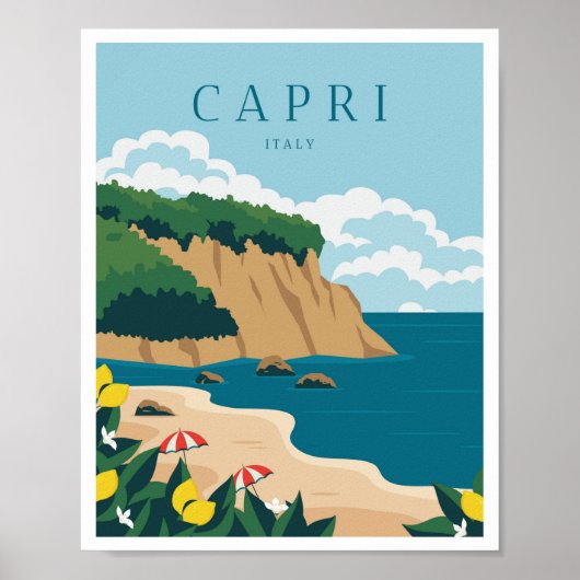 Poster Capri Italie (Devant)