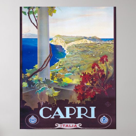 Poster Capri Italie Belle Vue (Devant)