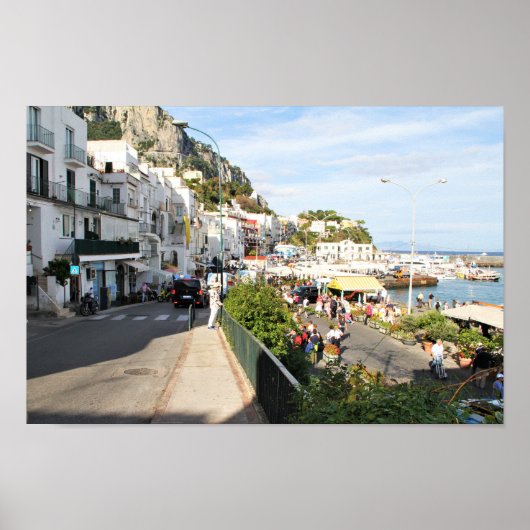 Poster Capri, Italie, Photographie, Art (Devant)