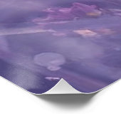 Poster Caprice Parmi les Fleurs Violettes (Coin)