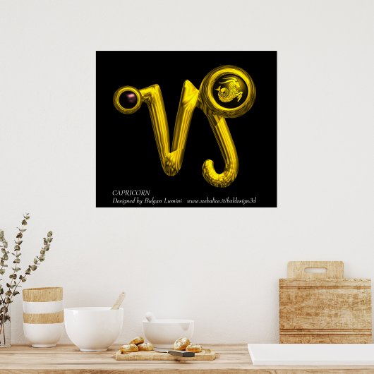 POSTER CAPRICORN (Cuisine)