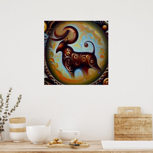 Poster Capricorne 10 (Cuisine)