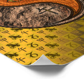 Poster Capricorne & Bois Cheval (Coin)