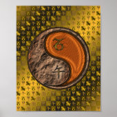 Poster Capricorne & Bois Cheval (Devant)