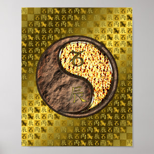 Poster Capricorne & Dragon Fire