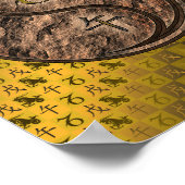 Poster Capricorne et Cheval de la Terre (Coin)