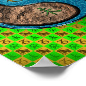 Poster Capricorne et Chèvre d'eau (Coin)