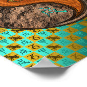 Poster Capricorne et chien de bois (Coin)