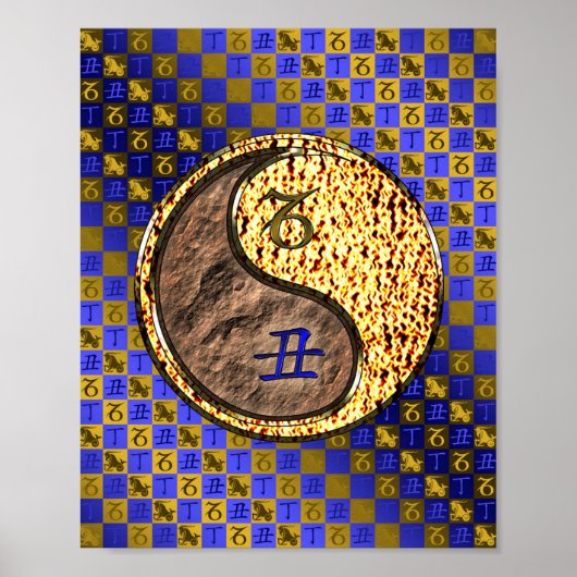 Poster Capricorne et Ox de feu (Devant)