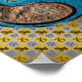 Poster Capricorne et Rabbit d'eau (Coin)