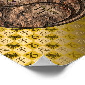 Poster Capricorne et Rat de la Terre (Coin)