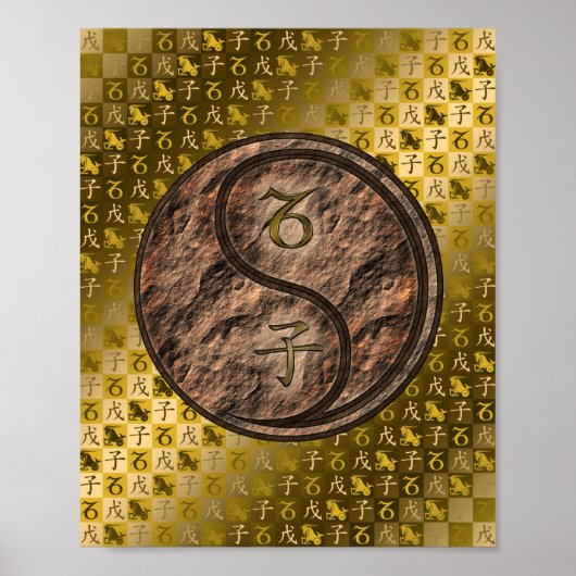 Poster Capricorne et Rat de la Terre (Devant)