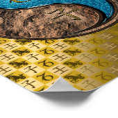 Poster Capricorne et Rat d'eau (Coin)