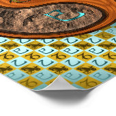 Poster Capricorne et Serpent à bois (Coin)