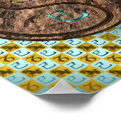 Poster Capricorne et Serpent de Terre (Coin)