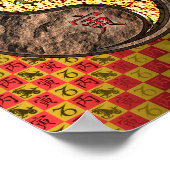 Poster Capricorne et Tigre de Feu (Coin)