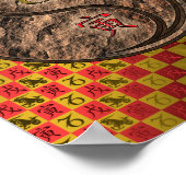 Poster Capricorne et Tigre de la Terre (Coin)