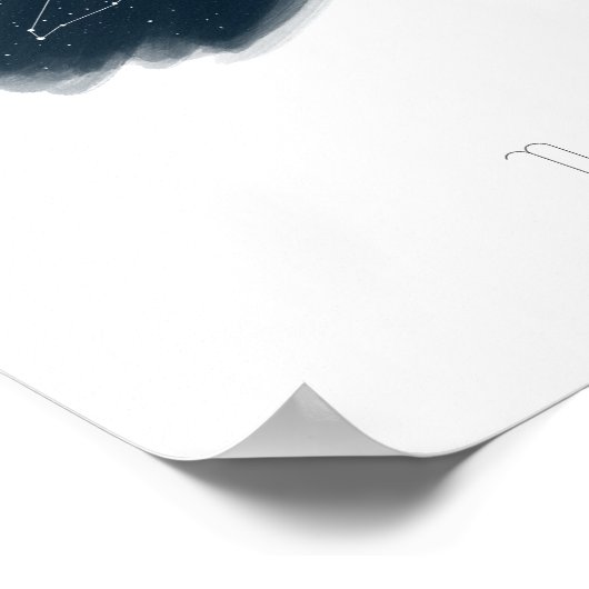 Poster Capricorne Zodiac (Coin)