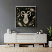 Poster Capricorne Zodiaque Céleste Astrologie