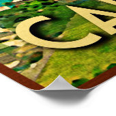 Poster Capris Italie Vintage voyage (Coin)