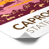 Poster Caprock Canyons State Park et Trail Texas (Coin)