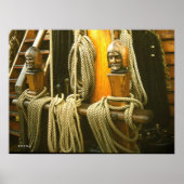 Poster - Capstans en bois sculpté (Devant)