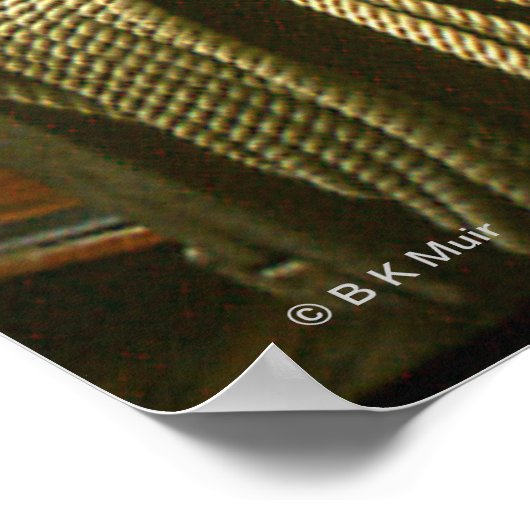 Poster - Capstans en bois sculpté (Coin)