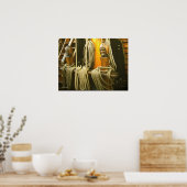 Poster - Capstans en bois sculpté (Cuisine)