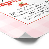 Poster Capsule de premier anniversaire de fraise (Coin)