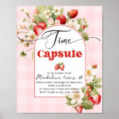 Poster Capsule de premier anniversaire de fraise (Devant)