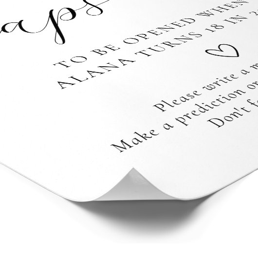 Poster Capsule de temps de verdure succulente et eucalypt (Coin)