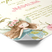 Poster Capsule Temporel Fée Anniversaire Fleur Sauvage Lu (Coin)