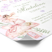 Poster Capsule Temporel Fée Anniversaire Violet Fantaisis (Coin)