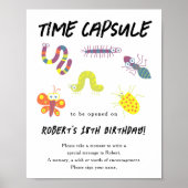 Poster Capsule temporelle de Bugs pour son 1er anniversai (Devant)