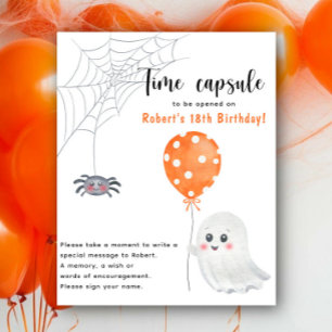 Poster Capsule temporelle Halloween Spooky One 1er annive