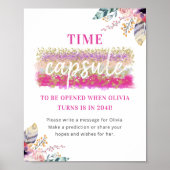 Poster Capsule Temporelle Pour Le Premier Anniversaire De (Devant)