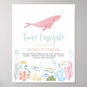 Poster Capsule Temporelle Sous La Mer