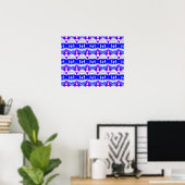 Poster Capsules spatiales (Bureau à domicile)