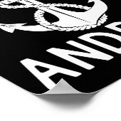 Poster Captain Andrew Boating Boat Yacht Ship Anchor  (Coin)