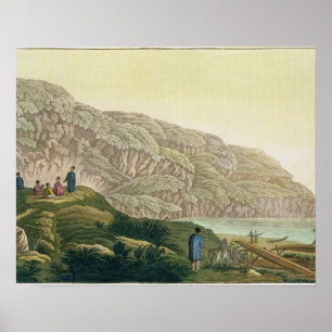 Poster Captain Cook (1728-79) en Alaska pendant son