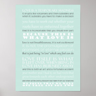 Poster Captain Corelli's Mandolin Quote