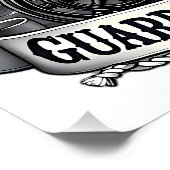 Poster Captain Fox Guardian of Seas Nautical Design (Coin)