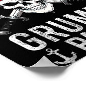 Poster Captain Mpy Pants Rate Humor Skull Graphic  (Coin)