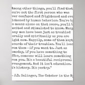 Poster Capteur dans le devis de seigle (Devant)