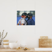 Poster Capteur de baseball et juge-arbitre Argument (Cuisine)