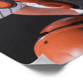 Poster Capteur de baseball tenant le ballon en mitt (Coin)